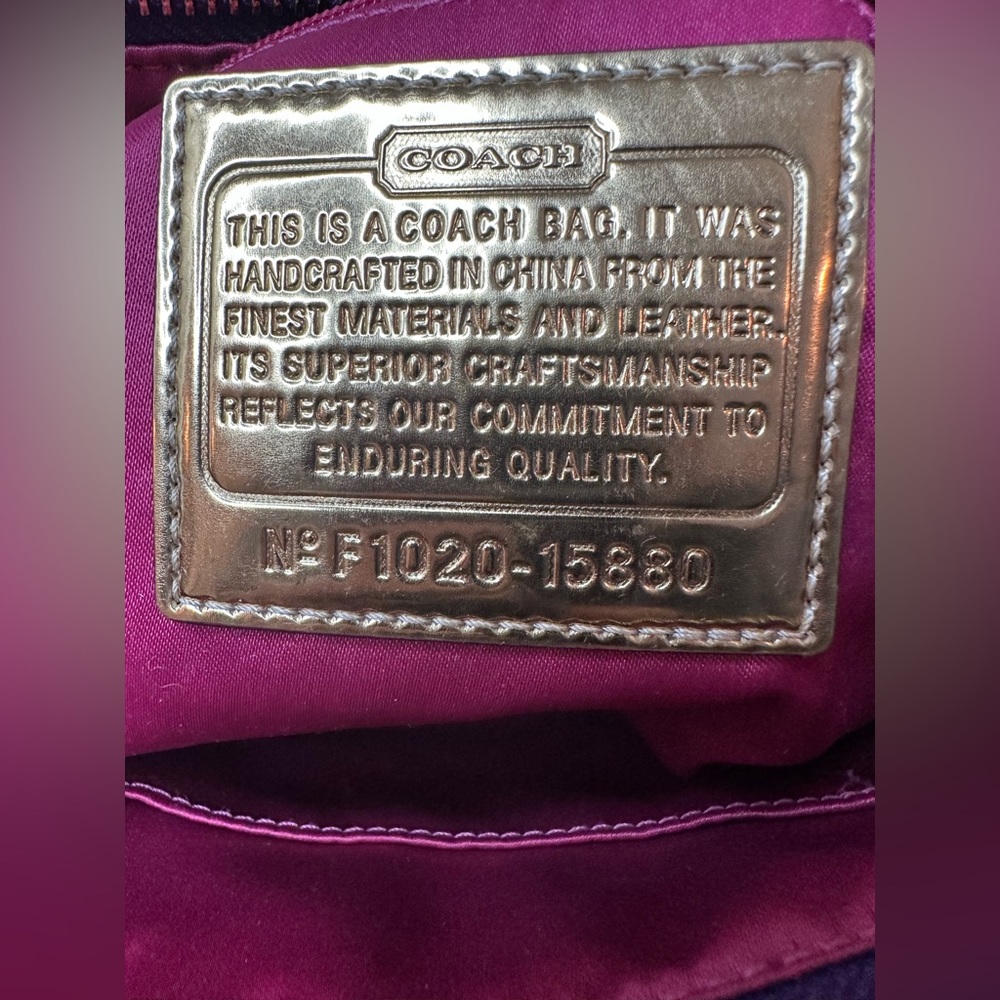 Authentic Rare Coach Poppy Tartan Plaid Glam Purse NWOT & Coach Est 1941 wallet - Picture 10 of 17